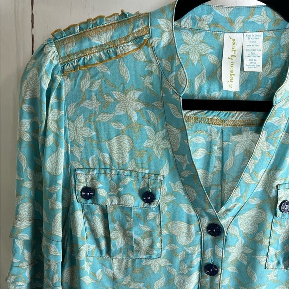 Matilda Jane Paint by Numbers Caribbean Millie top size medium - Picture 4 of 8